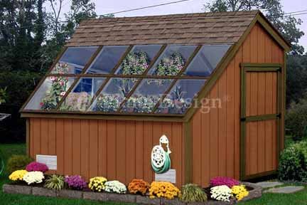 10' X 8' Garden Greenhouse Project Plans, Design #41008