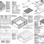 20' X 24' Two Cars Garage Project Plans, Design #52024