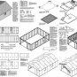 18' X 28' Car Garage Building Blueprints Plans, Design #51828