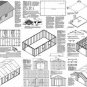 16' X 28' Car Garage Blueprint Project Plans, Design #51628