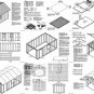 12' X 20' Garage Workshop Shed Project Plans, Design #51220