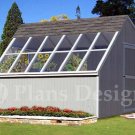 10' x 12' Backyard Garden Greenhouse Project Plans, Design #41012