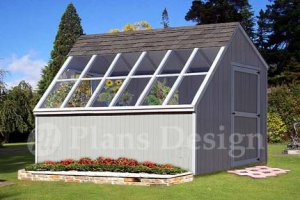 10' x 12' Backyard Garden Greenhouse Project Plans, Design