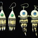 mixed Lot of 33 pairs of bulls horn earrings