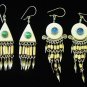 mixed Lot of 33 pairs of bulls horn earrings