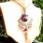 Lot of 27 stone & glass amulet necklaces