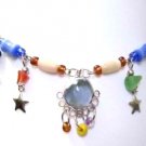 mixed 11 stone & glass bracelets