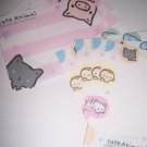 Pig & Cat Mini memos  2 designs, 4 of each