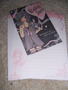 Baby Jam letterset