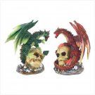 #39272 Fire and Earth Dragon Statues