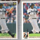 BARRY BONDS 1994 UD CC Silver Sig. Ins. #610 w/ sister