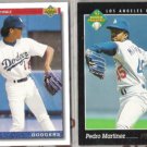 PEDRO MARTINEZ 1992 UD Star RC + 1993 Pinnacle Prospect