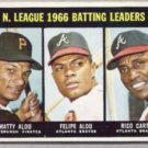 RICO CARTY, MATTY + FELIPE 1967 Topps #240. Crease Free