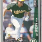 SCOTT BROSIUS 1996 UD CC Silver Signature Insert #239.  A's