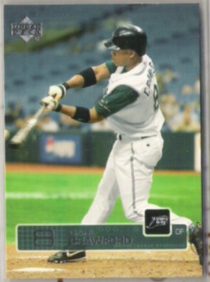 CARL CRAWFORD 2003 Upper Deck #297.  RAYS