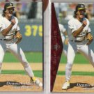 DENNIS ECKERSLEY (2) Cards:  1995 UD SP #'187 Silver + Red
