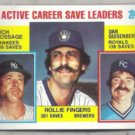 ROLLIE FINGERS 1984 Topps Leaders #718.