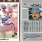 JOHN FRANCO (2) 1990 Leaf #356.  METS