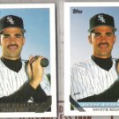 OZZIE GUILLEN 1993 Topps GOLD Insert #474 w/ sister.   WHITE SOX