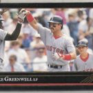 MIKE GREENWELL 1992 Leaf Black GOLD Insert #89.  RED SOX