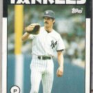 RON GUIDRY 1986 Topps #610.  YANKEES
