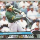 RICKEY HENDERSON 1991 Stadium Club AS #83.  A's