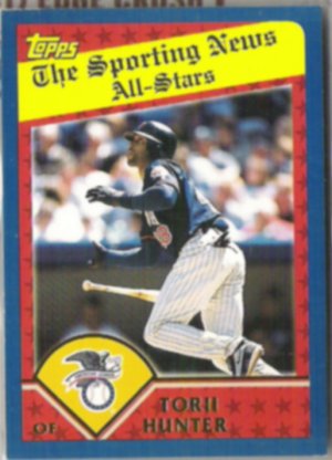 TORII HUNTER 2002 Topps AS #360.  TWINS