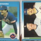 KEITH HERNANDEZ 1987 Fleer #12 + w/ Boggs #637.  METS