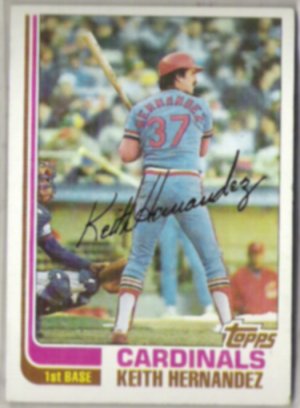 KEITH HERNANDEZ 1982 Topps #210.  CARDS