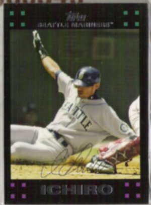 ICHIRO 2007 Topps #400.  MARINERS