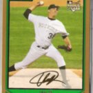 UBALDO JIMENEZ 2007 Bowman Rookie Gold Sig. #206.  ROCKIES