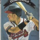 DAVE JUSTICE 1992 Donruss Diamond King Insert #DK-6