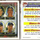 CHIPPER JONES (2) 1993 Topps Prospects #529.  BRAVES