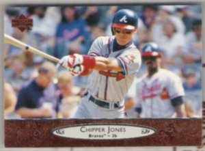 CHIPPER JONES 1996 Upper Deck #5.  BRAVES