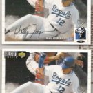 WALLY JOYNER 1994 UD CC Silver Sig. Insert w/ sister.  KC