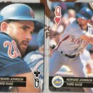 HOWARD JOHNSON 1992 Baseball Aces Q-Clubs + Hearts