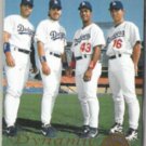 ERIC KARROS 1996 Pinnacle w/ Nomo, Piazza + Mondesi.