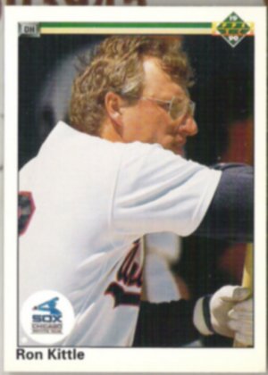RON KITTLE 1990 Upper Deck #790.  WHITE SOX