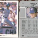 JIMMY KEY (2) 1990 Leaf #211.  BLUE JAYS