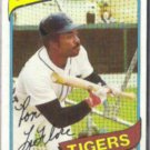 RON LeFLORE 1980 Topps #80.  TIGERS