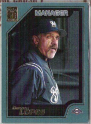DAVE LOPES 2000 Topps #342.  BREWERS