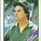 TONY LaRUSSA 1988 Topps #344.  A's