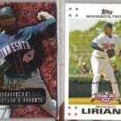 FRANCISCO LIRIANO 2007 Fleer Rookie Sensation Ins. + Topps