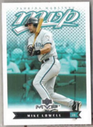 MIKE LOWELL 2003 Upper Deck MVP #83.  MARLINS