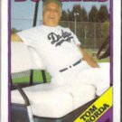 TOM LaSORDA 1988 Topps #74.  DODGERS