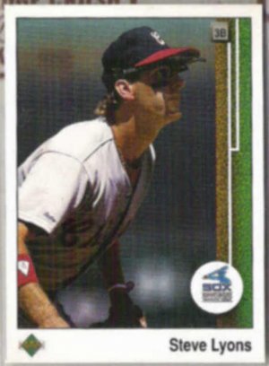 STEVE LYONS 1989 Upper Deck #224.  WHITE SOX