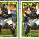 JAVIER LOPEZ 1994 Topps Gold FS Insert w/ sister.  BRAVES