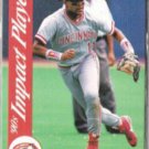 BARRY LARKIN 1992 Score Impact Player Insert #50.  REDS