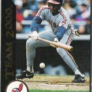 KEN LOFTON 1992 Pinnacle Team 2000 Insert #35 of 80.  INDIANS