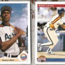 KEN LOFTON 1991 UD Final + 1992 UD Star Rookie.  ASTROS